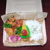 唐揚げ3入り＆カニ風味クリームコロッケ「9月19日のお弁当」