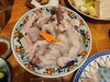 絶品！とらふぐてっちり身（写真は三人前です）「2月限定！活とらふぐてっちりコースがお得です！」