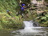 「ワンコも一緒に水遊び！」