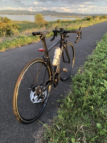 愛車のロードバイク。です。「雨が続き…」