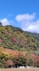 公園から見た六甲山は色づき始めています「この先は…」