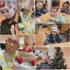 ケーキハット🎂🎩✨✨「ふらっとのクリスマスご飯🍰🍗🍲🎄✨」
