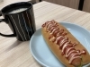本格的なコーヒーとホットドッグ「コーヒー1杯分の時間で、スマホもリフレッシュしませんか？」