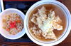 玉寿司さんの天ぷらラーメン「春ですね」