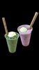 濃厚抹茶ラテ＆ルビーチョコシェイク「こだわりの飲み物」