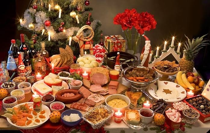 Julbord (Christmas table)「Teacher'sコーナー８号 God Jul from Sweden【蘇我駅近くの英会話教室】043-209-2310」