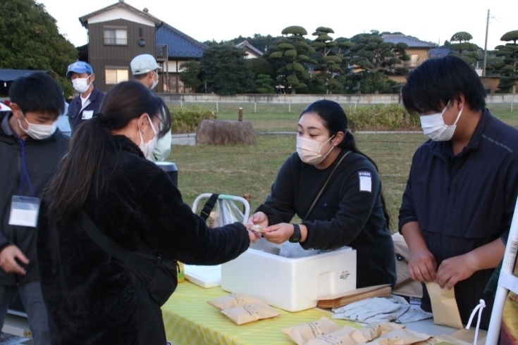 行方産焼き芋をどうぞ♪「第3弾『なめがたdeキャンプ（なめキャン）in天王崎公園』へ行ってみた！」