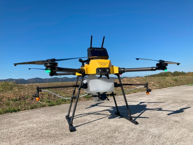 AC101 connect「NTT e-Drone 農薬散布用ドローン講習の様子【2024新春キャンペーンお申込受付中】」