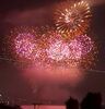 御苑のビアガーデンからの花火「🎆8/15ビアガーデン予約埋まってきています🎆【下諏訪町の和牛焼肉店／諏訪湖花火・諏訪湖・ビアガーデン・個室・大人数宴会】」