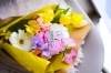 小さな花束も印象的になります。「バルーンピック入荷しました♬」