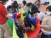 パラバルーンでつつんじゃえ～！「今日はげんきっずまみぃさんに行ってきました」