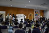 折り鶴アートお披露目「10月7日は、「引き揚げの日」です！」