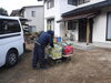 地盤調査状況「新規物件の地盤調査を行っています。」