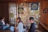 のんびりできる空間。くつろいでいます✨「糸かけアート展2023 始まっています！」