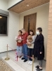 ご家族みんなで竣工式「高齢のご両親と住むあったか自然素材のお家　長浜市」