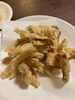 松茸の天ぷら「秋の味覚の王様　岩手県産松茸　完売しました」