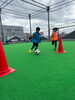 1対1の様子です!「西葛西で学生が教えるCULB-TSRサッカースクール!トレーニングを実施しました! 無料体験会参加者募集中です！!」