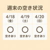今週末空いてます！「女子会応援企画！おしゃべりセットが無料に✨（4/18〜20限定）」