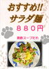 「本日夕方より新登場！「サラダ麺」はじめます」