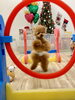 くまくんジャンプとジャンプの間の姿　笑「ましゅまろ幼稚園🐾MerryXmas🎄」