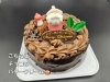 こちらはチョコのケーキ♪「あんこ入り生クリームケーキ、まだ予約お受けできます😊」