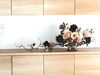 正面から見たシルエット。「玄関にお迎えの花を」