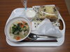 だご汁と鮭おにぎりとシフォンケーキ「1月『ママ’ｓカフェ』を開催しました！」