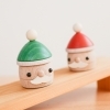 どんぐりサンタ「今年は緑サンタも誕生です🎅🏼🎄」