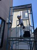 足場施工中「工事事例集Vol17（アンテナ工事）」