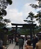 早朝でも混雑しております。「初詣☆出雲大社☆吉兆さんと番内さん」