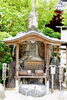 久米仙人像「まいぷれ橿原編集部活動日記。お出かけスポット【あじさい✕久米寺】 境内のアジサイが見頃です。」