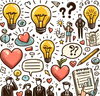 ひらめき💡を伝える(AI作成)「いろんな言い換え③〜自分の意見を言う〜　⭐️出雲市で英語教室をお探しならドリーム塾へ⭐️」