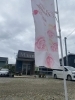 「台風ᕕ( ཀ ʖ̯ ཀ)ᕗ」