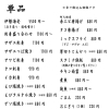 単品メニュー