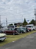 この辺りは新旧のミニや英国車が集まっていました「さくらモーニングクルーズ　西船橋のアンティーク店」