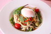 にしんと数の子の冷たいパスタ 温玉添え「「 らー麺京や」の自家製麺使ったパスタ 新登場」