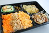 三色ご飯のお弁当は鶏そぼろと卵と人参！「ひまわりべんとう 7/13～7/17の献立表」