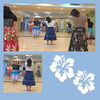 まずはストレッチ。一週間の疲れをリセットしましょう「金曜日夜のフラダンス教室　一週間のお疲れをリセットしませんか　癒しのハワイアンミュージック　那珂川市」